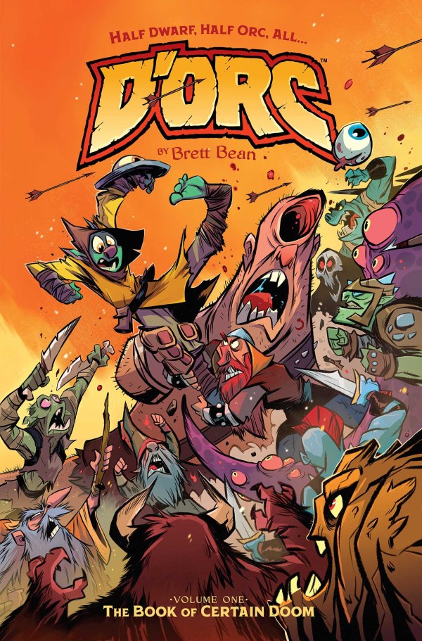D'ORC VOL.1 EXCLUSIVE DIRECT COVER TRADE PAPER BACK -  BOOK OF CERTAIN DOOM - BEAN