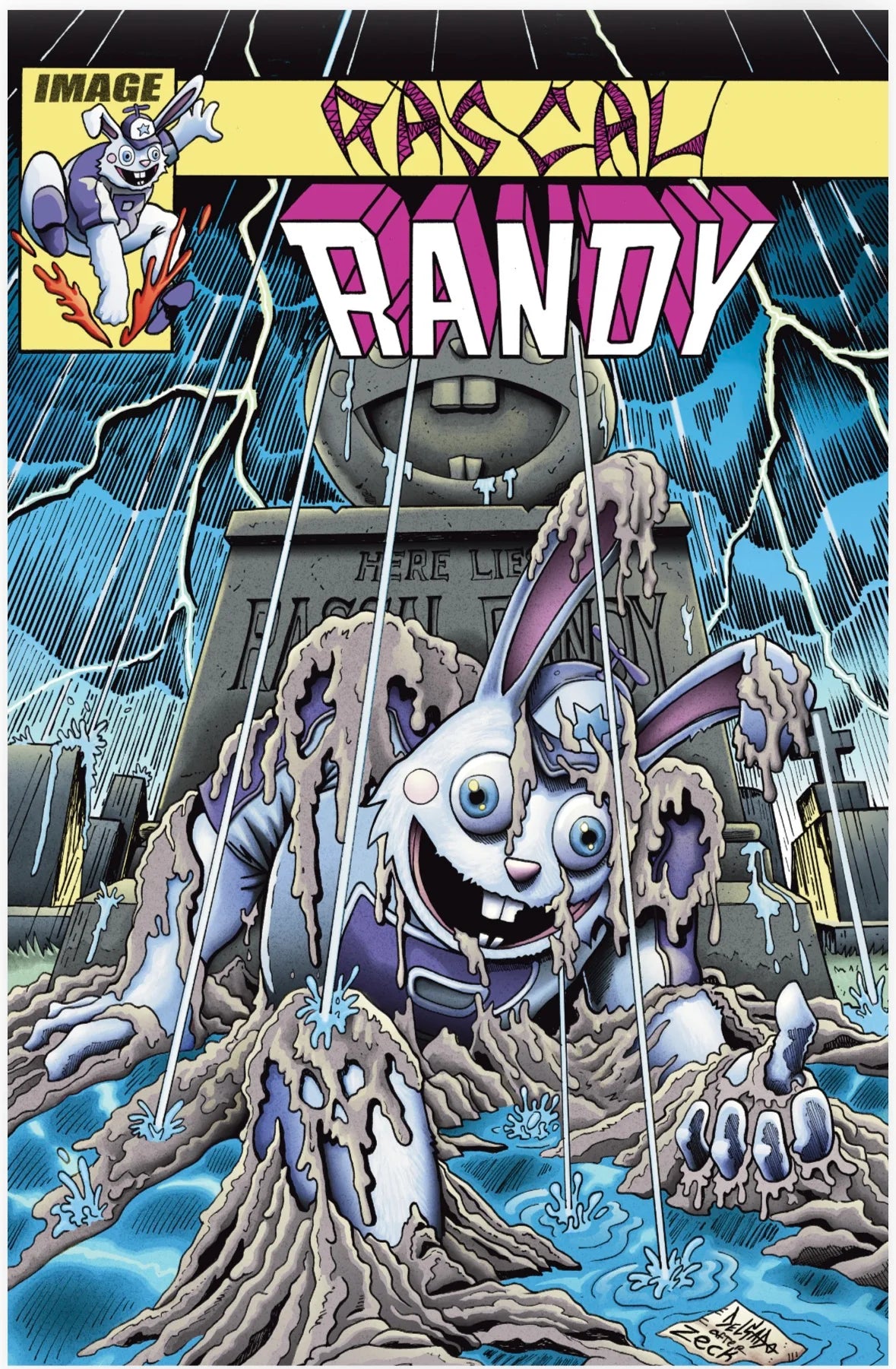 EXQUISITE CORPSES RASCAL RANDY #2 EXCLUSIVE SPIDER-MAN HOMAGE LTD 500 - DELGADO - PRESALE EST SHIP 9/5