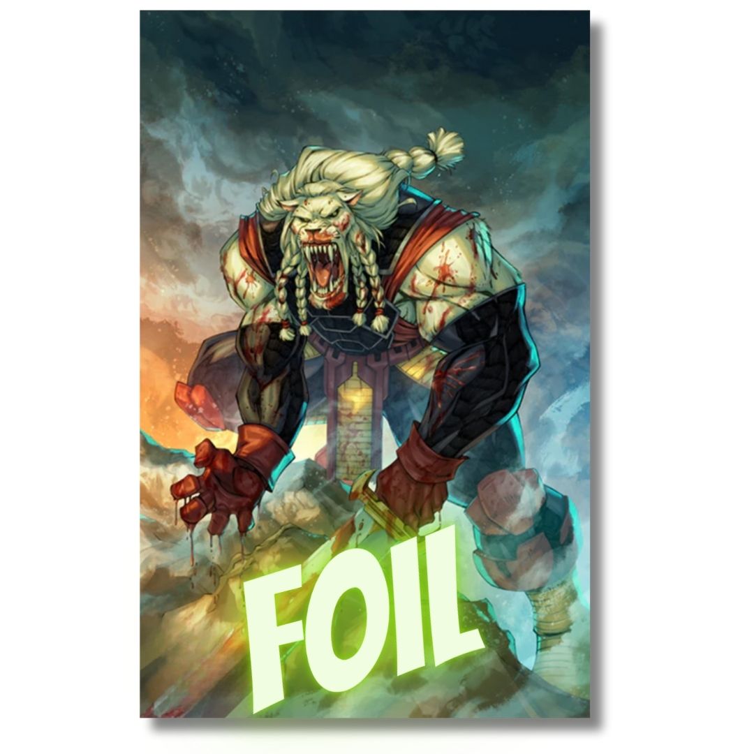 INVINCIBLE BATTLE BEAST #4 FOIL VIRGIN / TRADE EXCLUSIVE - KINCAID