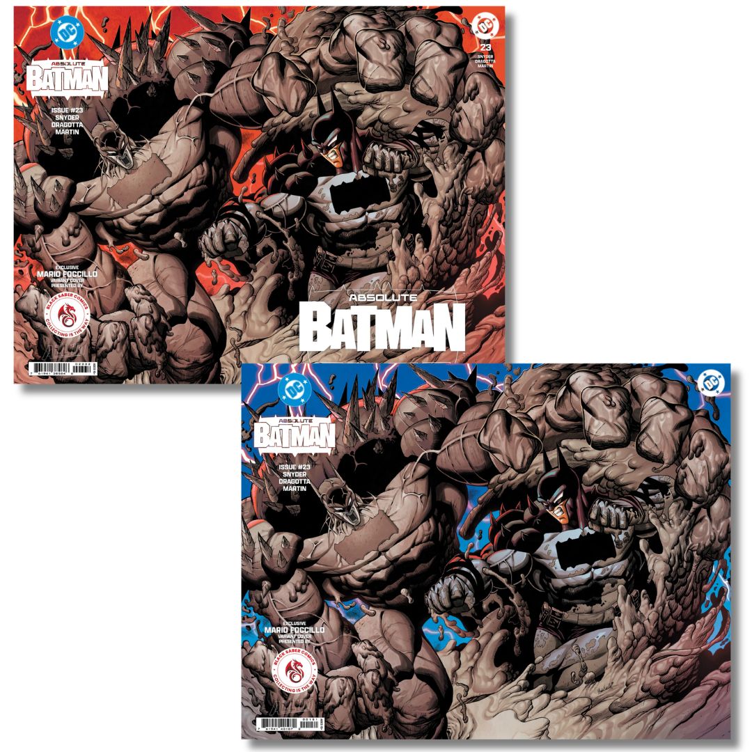 ABSOLUTE BATMAN #23 EXCLUSIVE MARIO  FOCCILLO SET - 1ST CLAYFACE - PRESALE EST SHIP 8/20 (Copy)