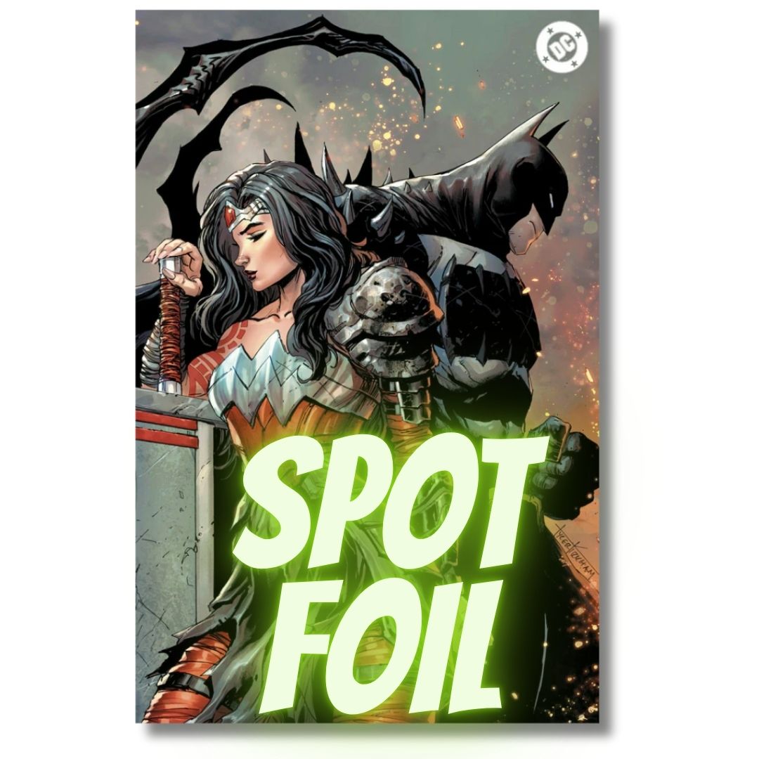 ABSOLUTE WONDER WOMAN #15 EXCLUSIVE SPOT FOIL/VIRGIN/TRADE - 1ST MEETING BATMAN - KIRKHAM