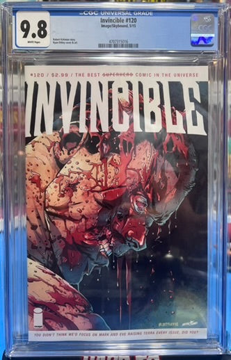 9.8 CGC INVINCIBLE #120 (2015) DEATH OF BATTLE BEAST