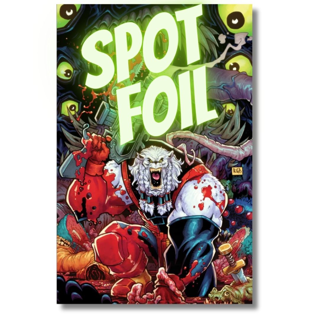 INVINCIBLE BATTLE BEAST #6 VIRGIN SPOT FOIL EXCLUSIVE - RYAN G BROWNE