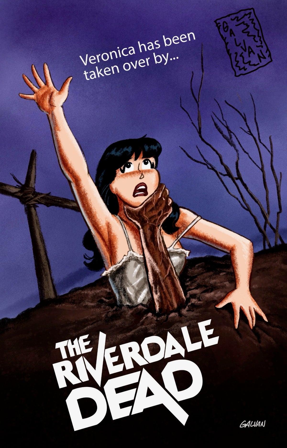 ARCHIE HALLOWEEN SPECTACULAR 2026 EVIL DEAD MOVIE HOMAGE SIGNED & REMARK EXCLUSIVE - GALVAN LTD 25 - PRESALE EST SHIP 11/15