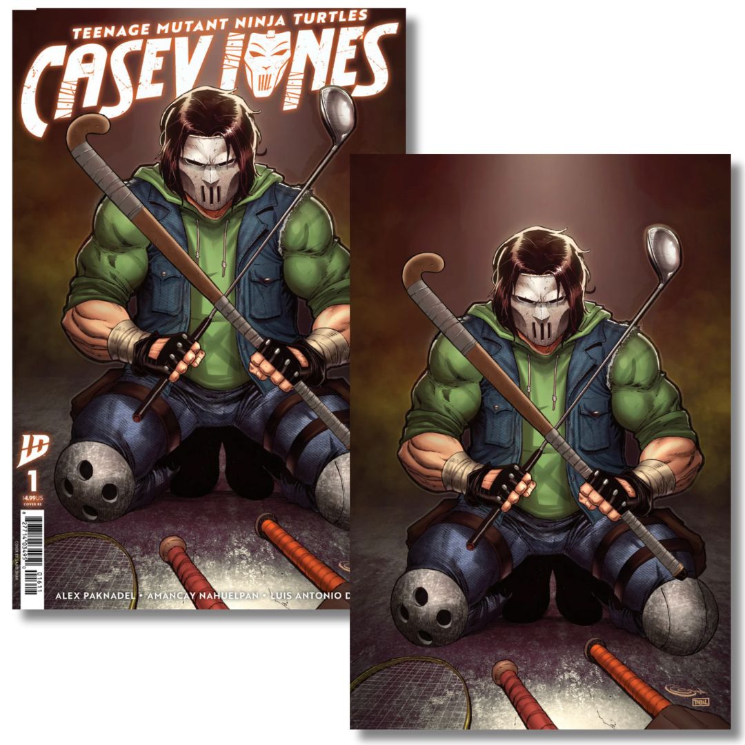 TMNT CASEY JONES #1 (2025) - VIRGIN & TRADE EXCLUSIVE - SHAH