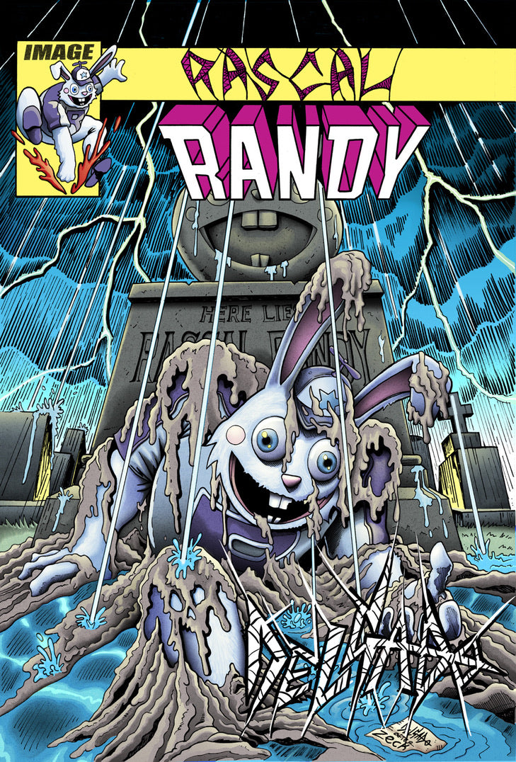 EXQUISITE CORPSES RASCAL RANDY #2 EXCLUSIVE SPIDER-MAN HOMAGE SIGNED/REMARK DELGADO LTD 25 - PRESALE EST SHIP 9/5