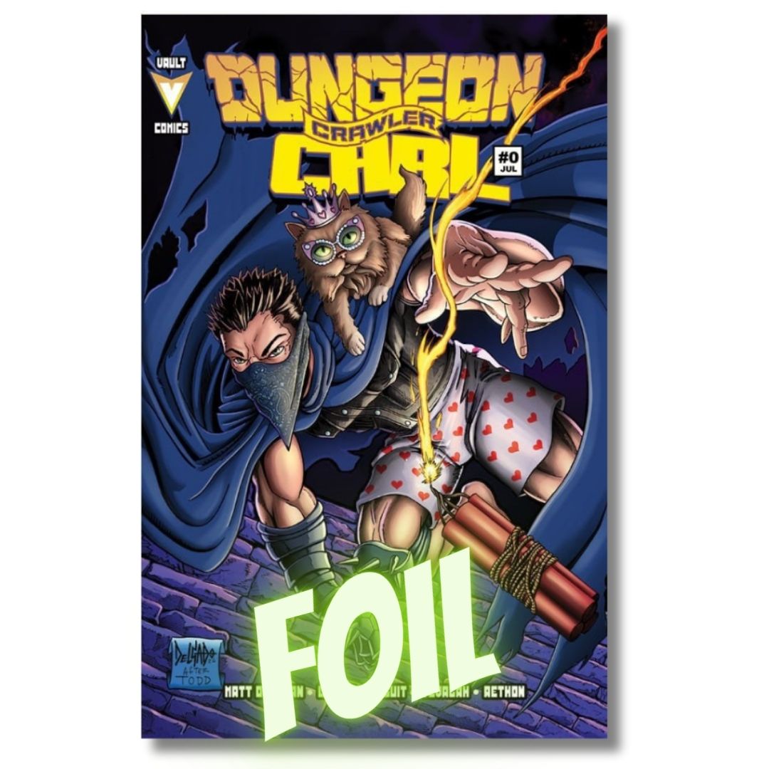 DUNGEON CRAWLER CARL SPECIAL EDITION #0 EXCLUSIVE TRADE & TRADE FOIL & VIRGIN FOIL SET - SPAWN HOMAGE