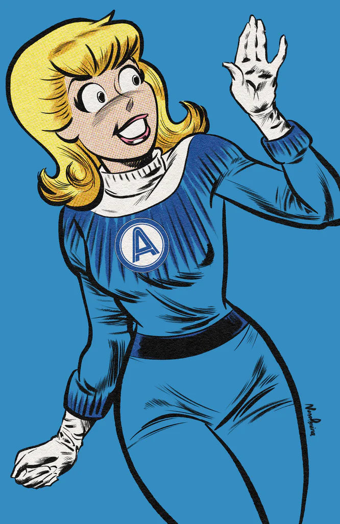 ARCHIE BETTY & VERONICA #75 VIRGIN EXCLUSIVE FACSIMILE POP ART BETTY AS INVISIBLE WOMAN - PEREIRA LTD 300