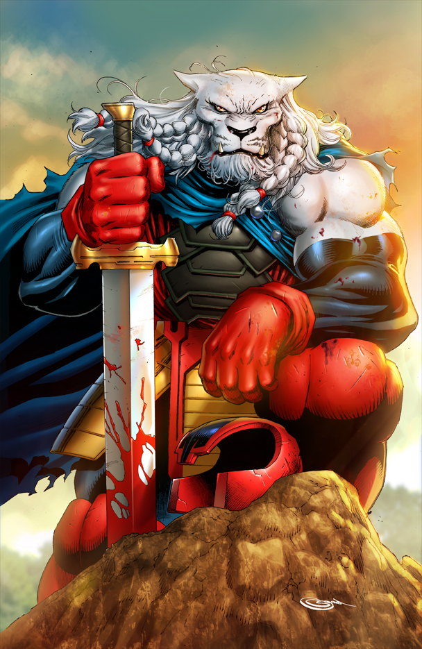 INVINCIBLE BATTLE BEAST #1 EXCLUSIVE VIRGIN - SHAH