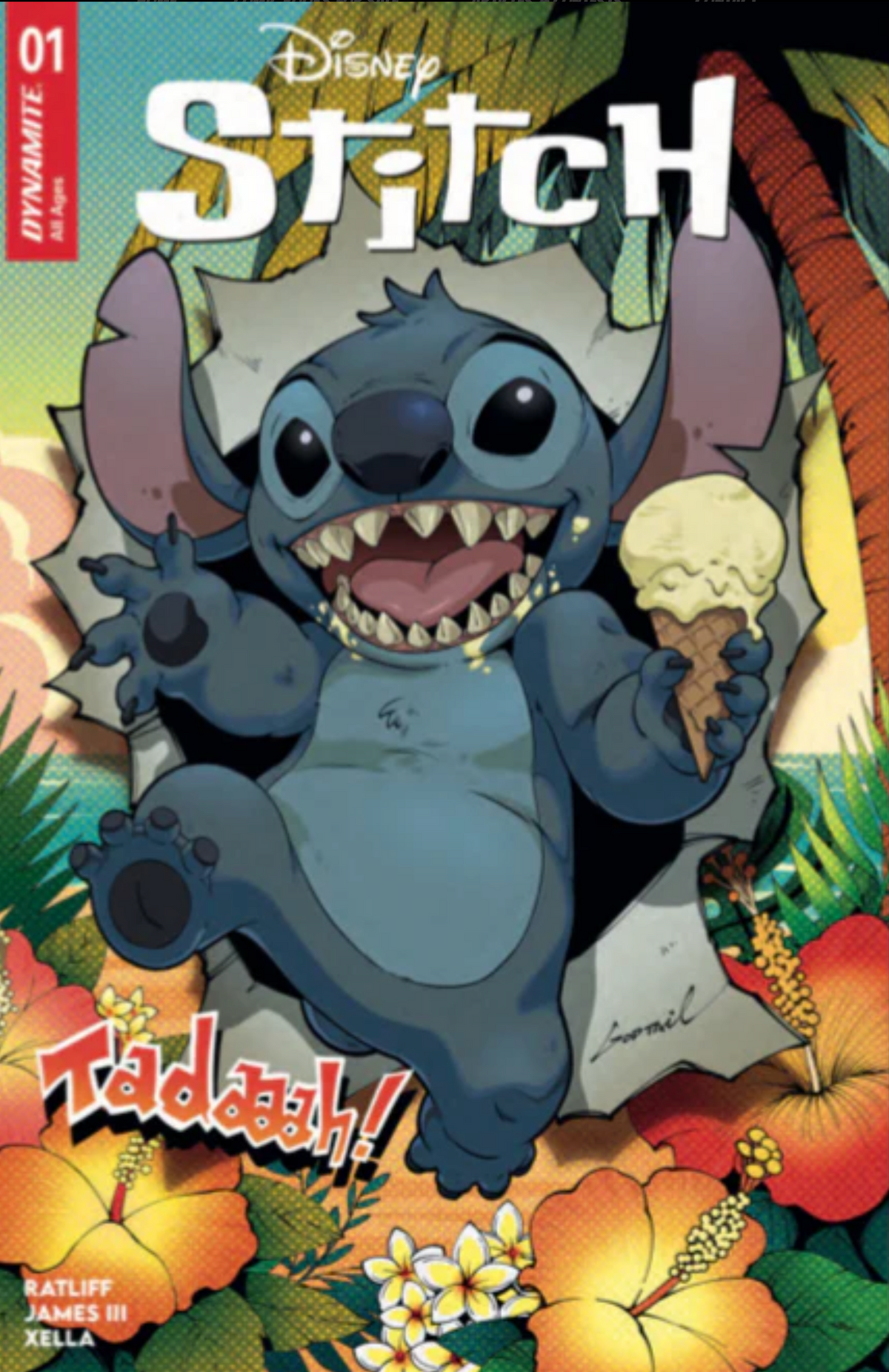 DISNEY STITCH #1 - EXCLUSIVE VIRGIN/TRADE - GODTAIL