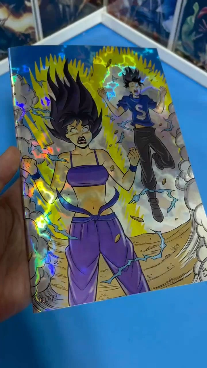 ARCHIE & BETTY SUPER SAIYAN HOMAGE EXCLUSIVE MAGMA FOIL - BY BILL GALVAN LTD 25
