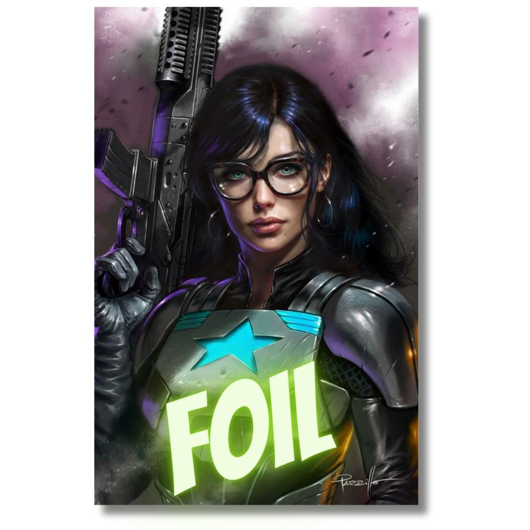 GI JOE #15 EXCLUSIVE FOIL & VIRGIN - PARRILLO