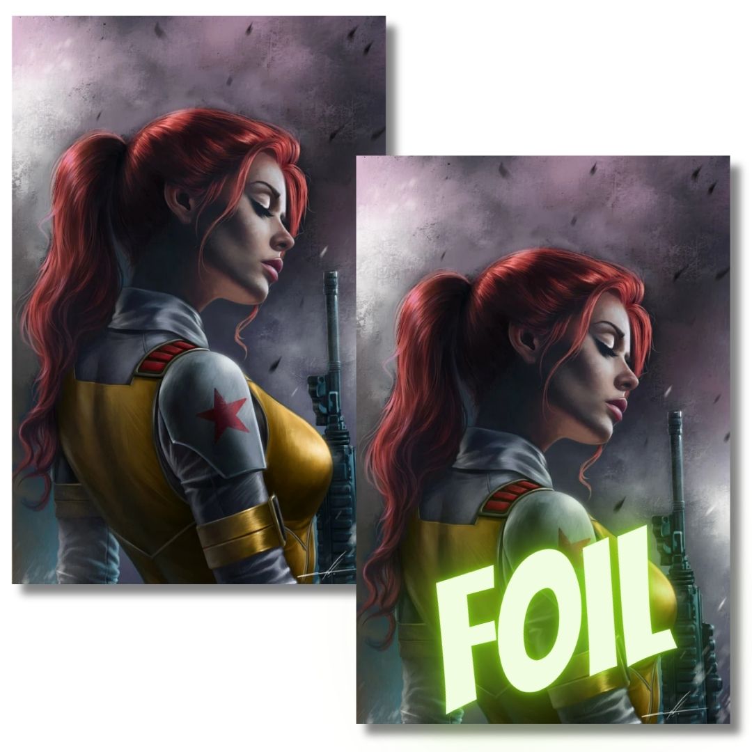 GI JOE #16 EXCLUSIVE FOIL & VIRGIN - SCARLETT - CARLA COHEN