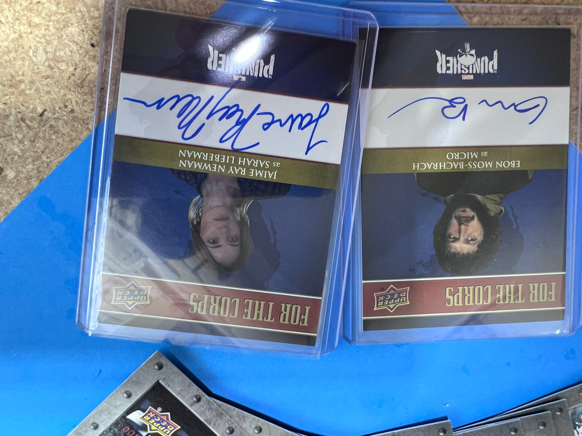 Punisher Complete Card Set w/ 2 Actor Sigs
