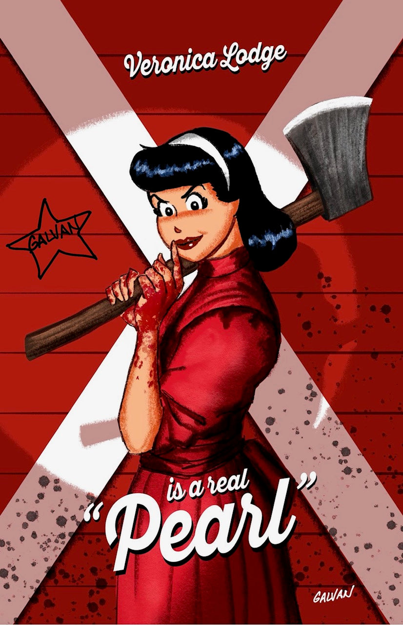 ARCHIE HALLOWEEN SPECTACULAR 2026 SIGNED & REMARK PEARL MOVIE HOMAGE EXCLUSIVE - GALVAN LTD 25 - PRESALE EST SHIP 10/7
