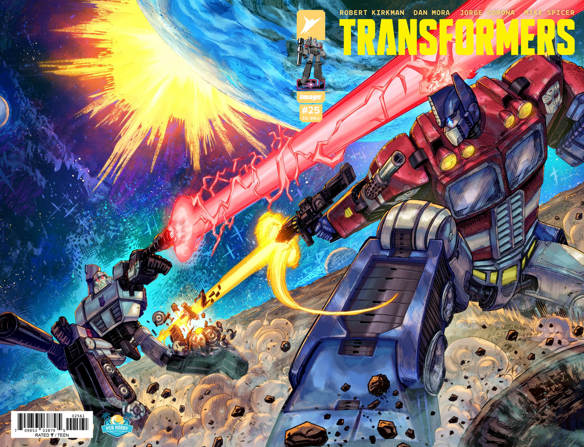 TRANSFORMERS #25 NYCC FOIL EXCLUSIVE VIRGIN  & TRADE - MARCHMAN - PRESALE EST SHIP 10/19