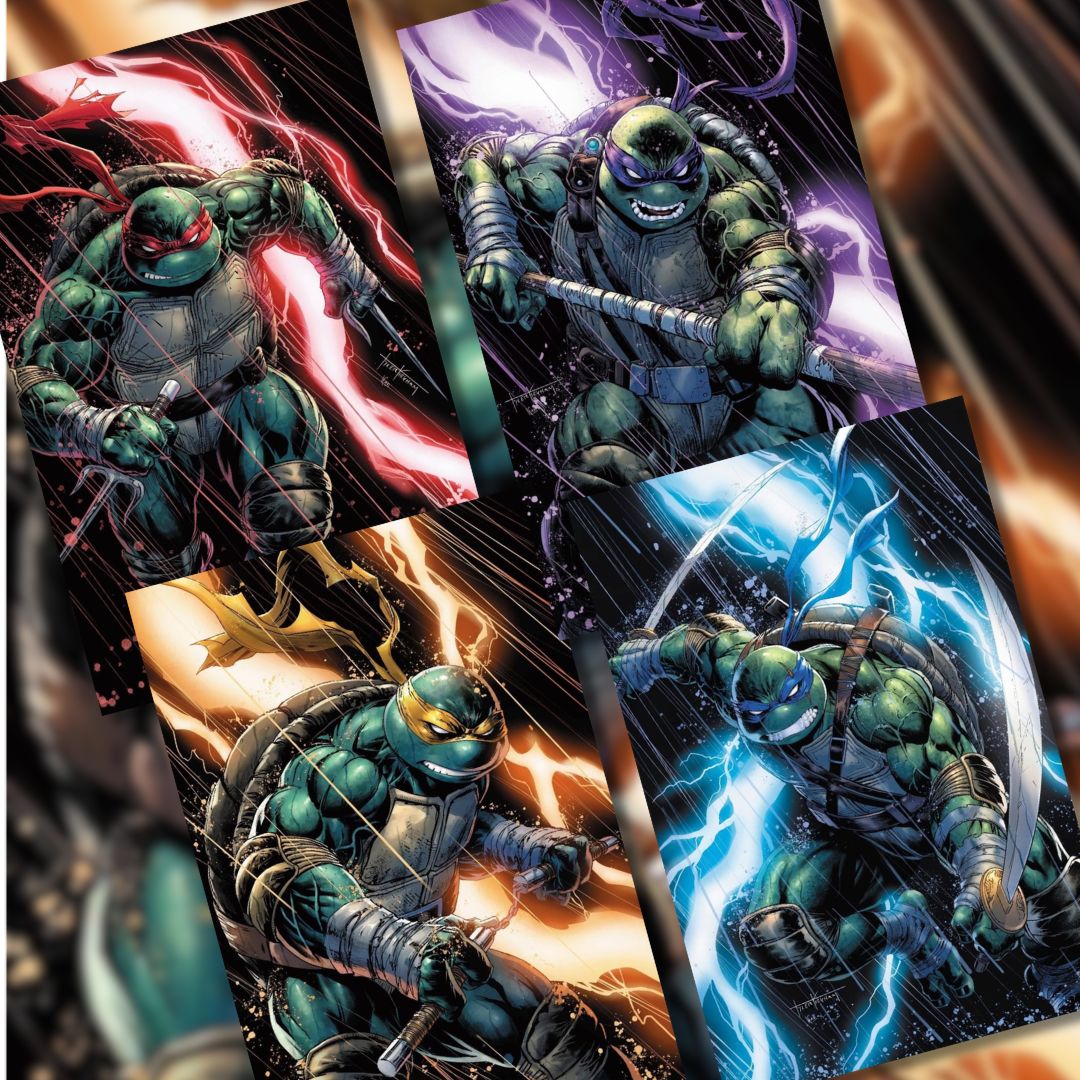 TMNT TEENAGE MUTANT NINJA TURTLES #300 VIRGIN EXCLUSIVE SET - KIRKHAM  LTD 500 - PRESALE EST SHIP AUG 1ST