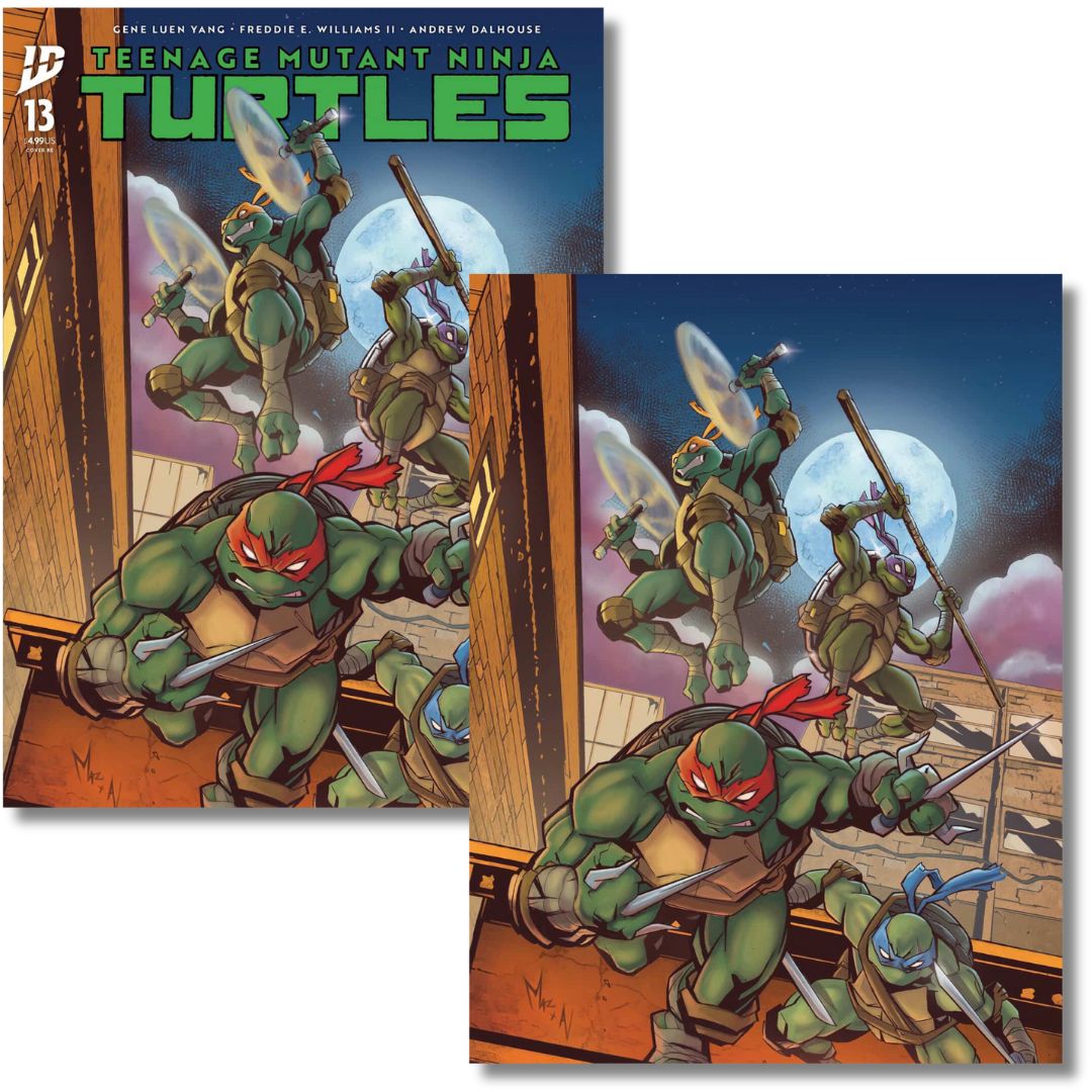 TMNT Teenage Mutant Ninja Turtles #13 (2025) VIRGIN & TRADE EXCLUSIVE - MAZZARA