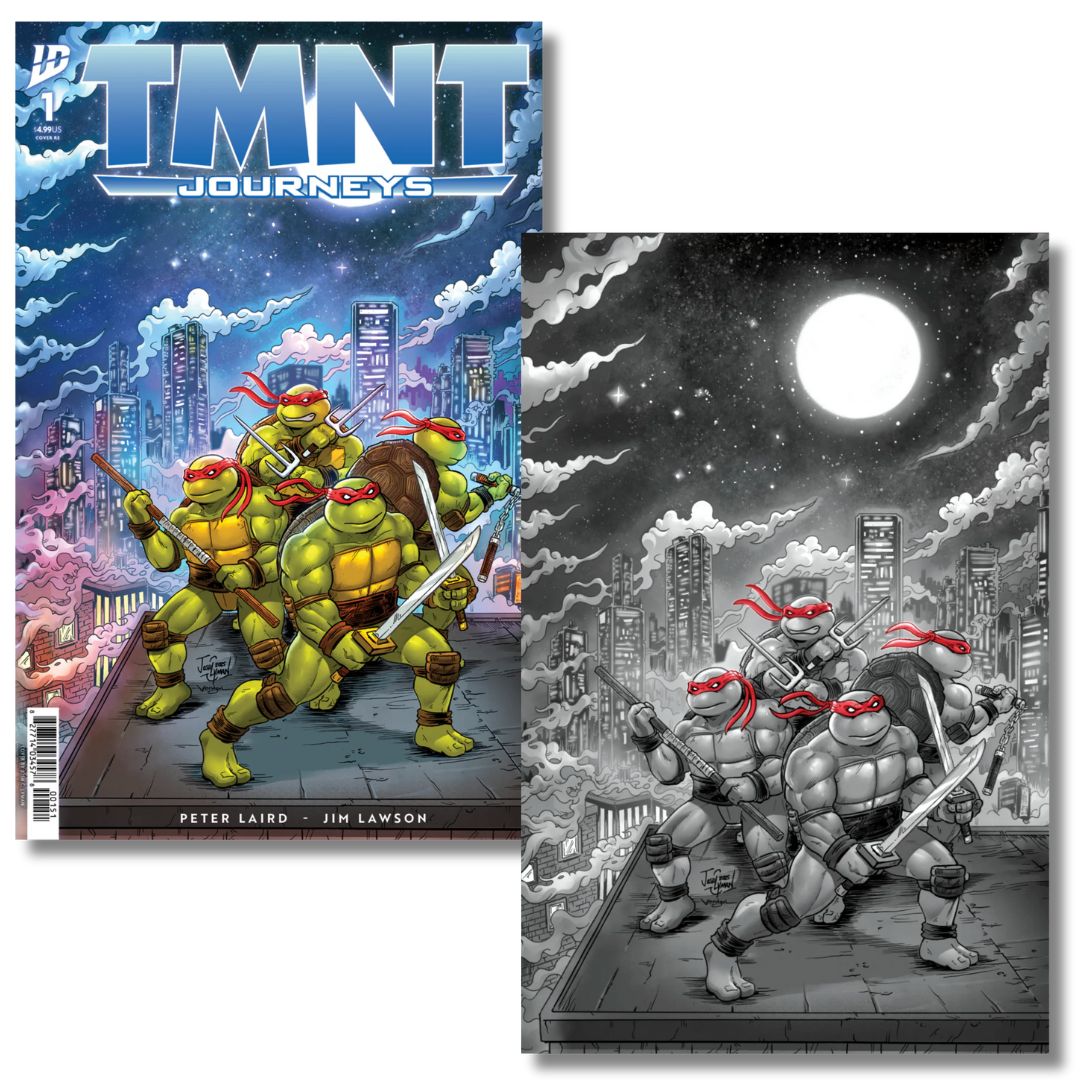 TMNT TEENAGE MUTANT NINJA TURTLES JOURNEYS #1 (2025) - VIRGIN & TRADE EXCLUSIVE - LYMAN