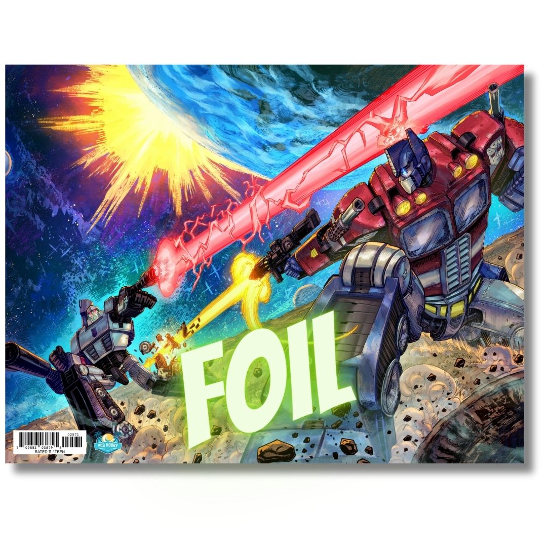TRANSFORMERS #25 NYCC FOIL EXCLUSIVE VIRGIN  & TRADE - MARCHMAN - PRESALE EST SHIP 10/19