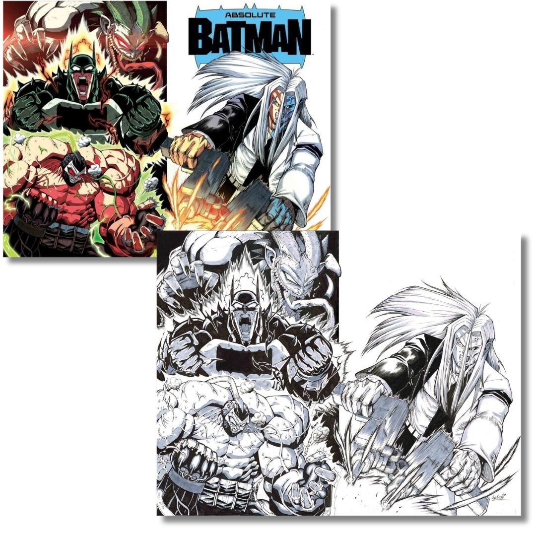 ABSOLUTE BATMAN #21 EXCLUSIVE MARIO  FOCCILLO WRAPAROUND SET - LIMITED USA RELEASE