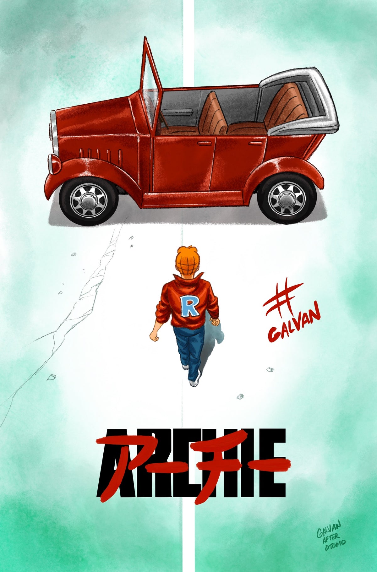 ARCHIE AKIRA EXCLUSIVE HOMAGE - SIGNED/REMARK BY BILL GALVAN LTD 25 - PRESALE EST SHIP 7/7