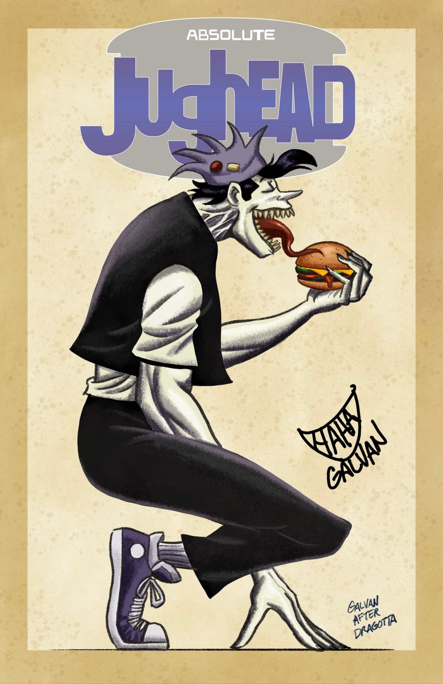 ABSOLUTE JUGHEAD EXCLUSIVE HOMAGE - MOVIE MANIA - LIMITED EDITION SIGNATURE BY BILL GALVAN - LTD 25 - PRESALE EST SHIP 5/25