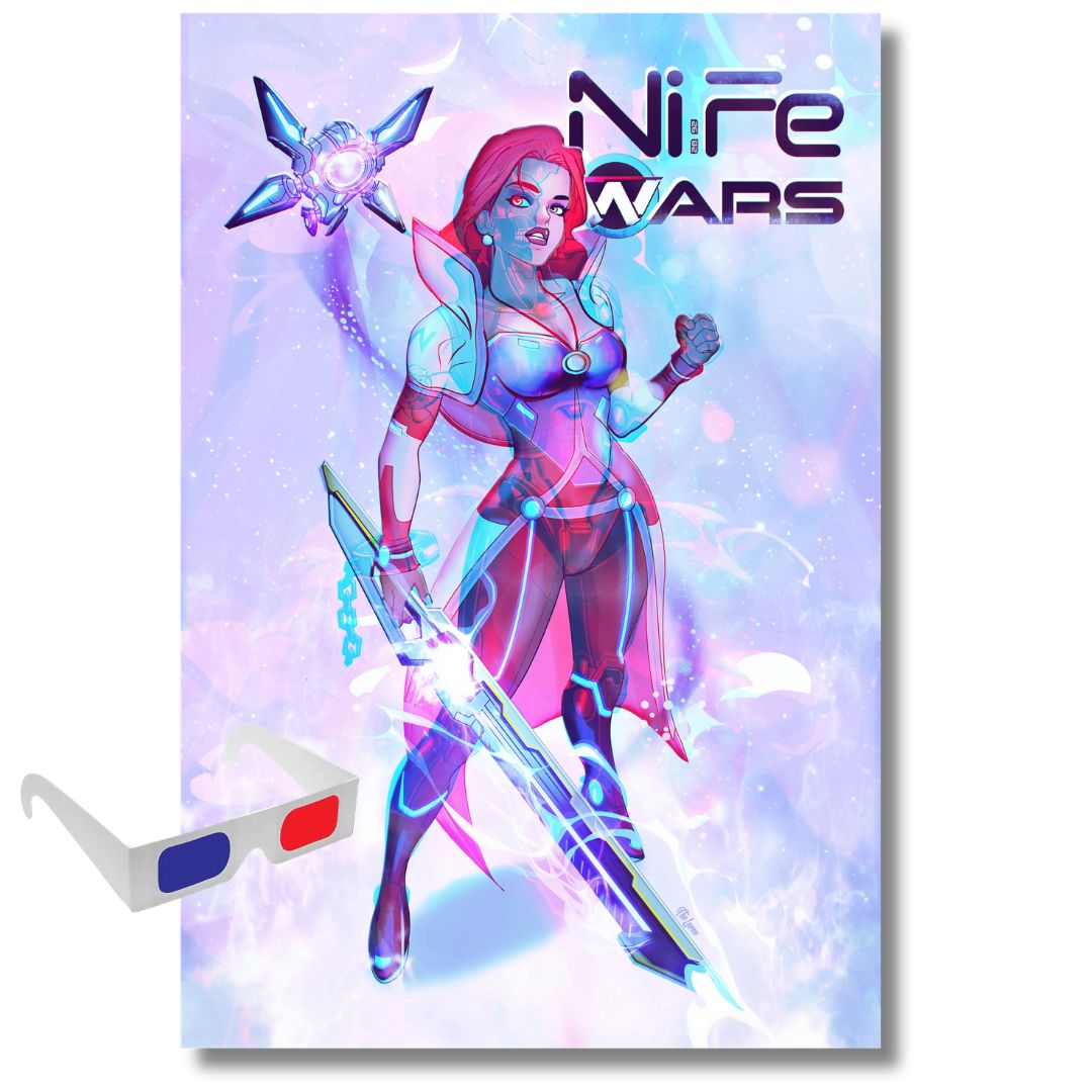 NIFE WARS #1 NYCC 3D DOUBLE EXPOSURE EXCLUSIVE & VIRGIN LTD 30 - PRESALE EST SHIP 10/8