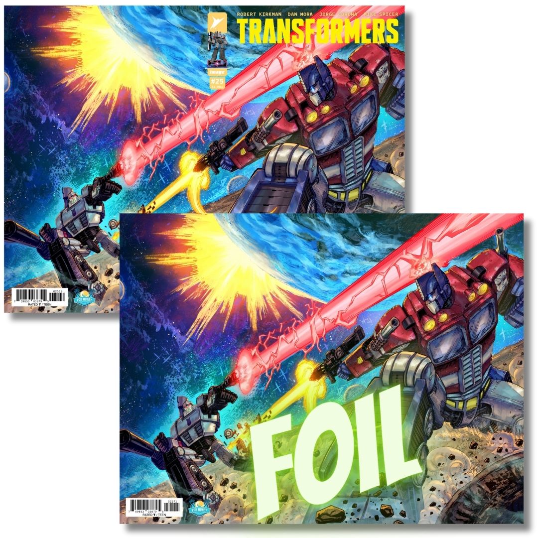 TRANSFORMERS #25 NYCC FOIL EXCLUSIVE VIRGIN  & TRADE - MARCHMAN - PRESALE EST SHIP 10/19