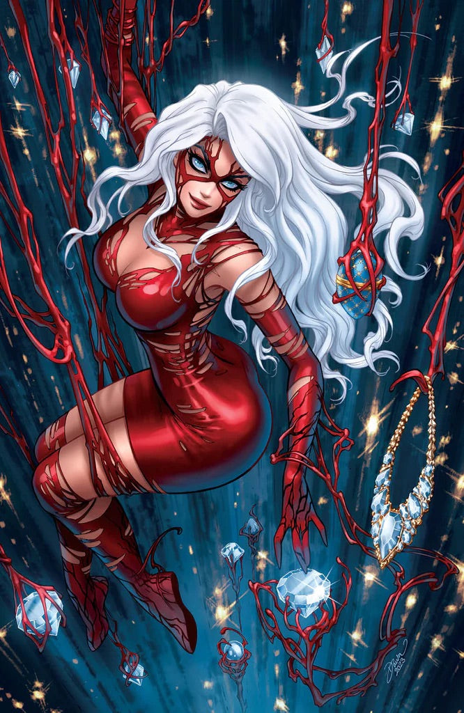 AMAZING SPIDER-MAN #34 - EXCLUSIVE CARNAGIZED BLACK CAT - DAWN McTEIGUE