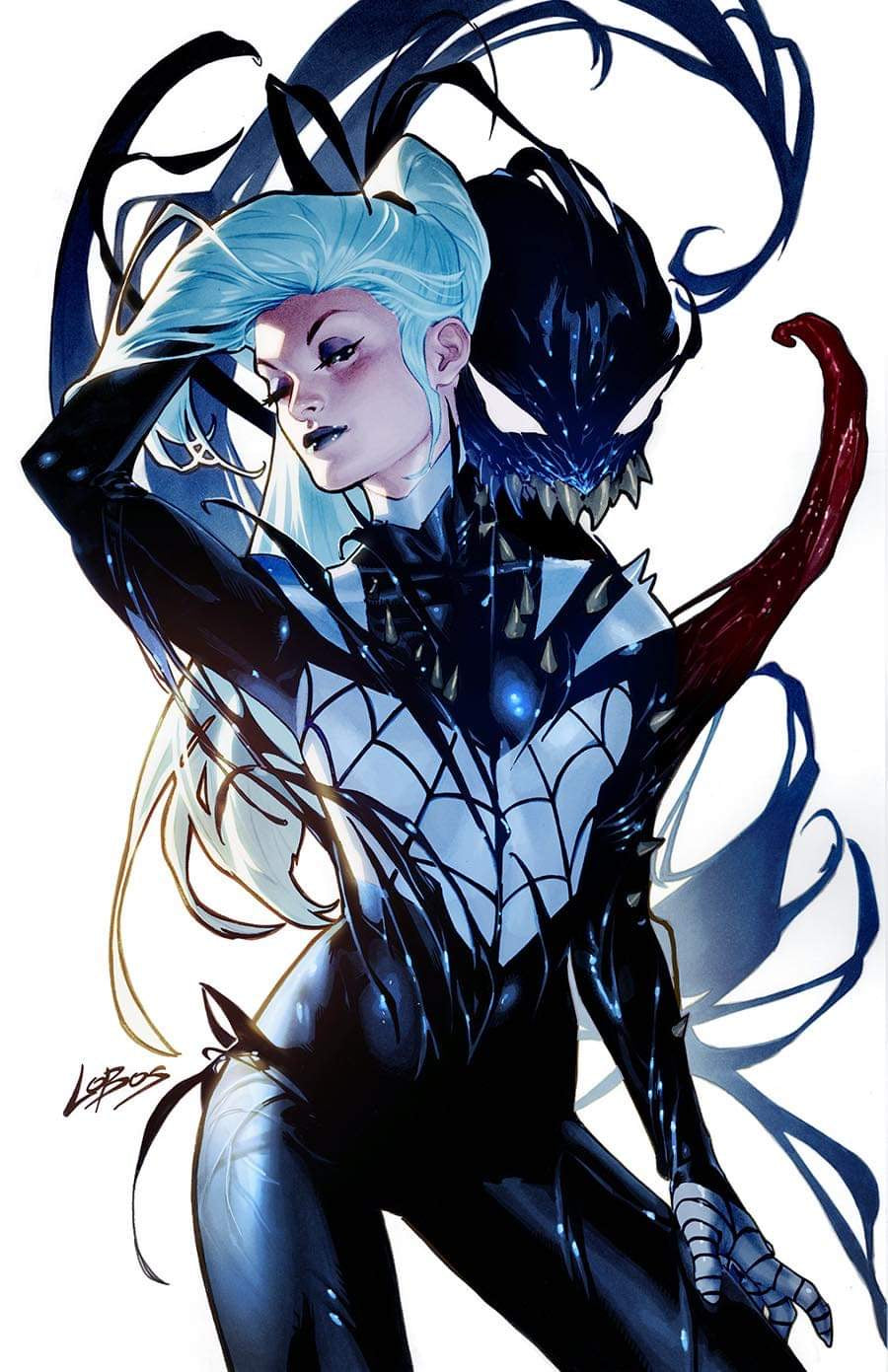 AMAZING SPIDER-MAN #32 - EXCLUSIVE - VENOMIZED NIGHT SPIDER - LOBOS